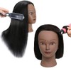 SOPHIRE 100% Real Hair Mannequin Head Training Head with stand,