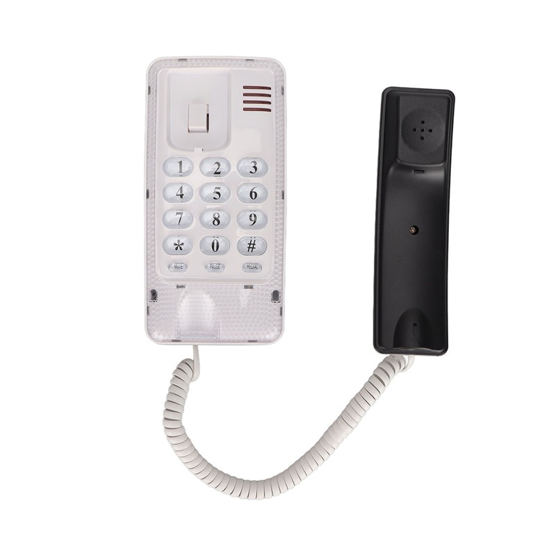 KXT‑438 Wall Mounted Home Phone Corded Telephone with Redial Quick