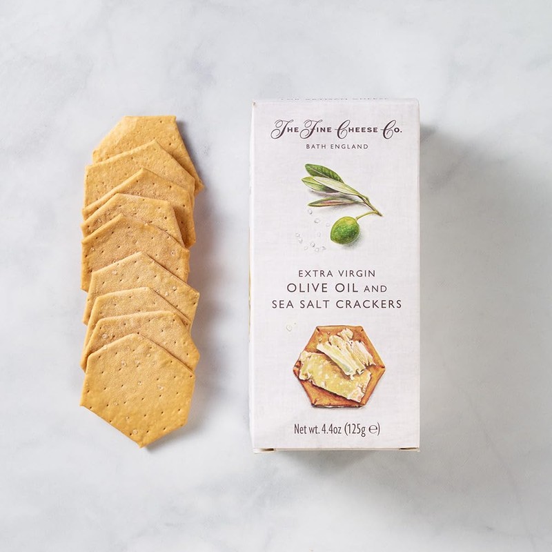 The Fine Cheese Co Sea Salt & Evoo Crackers, 125