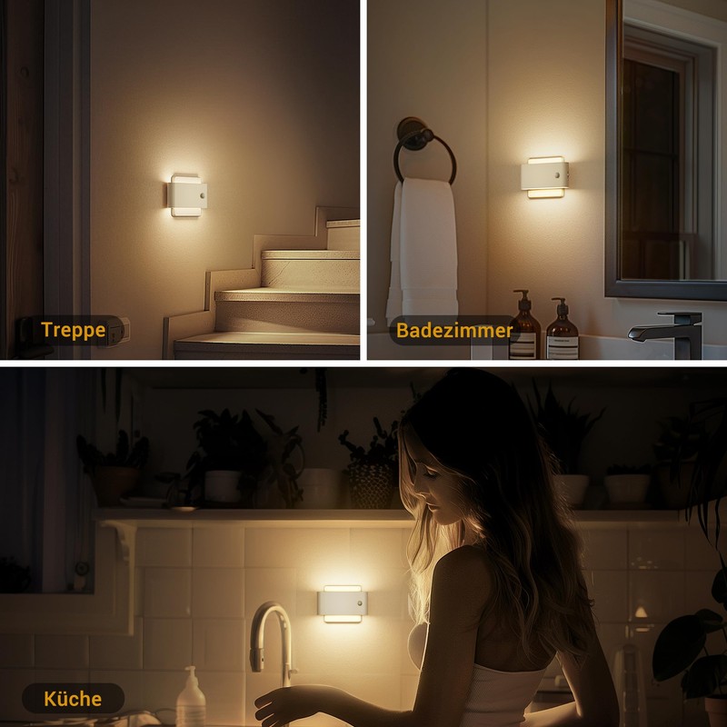 Emeritpro Night Light Socket with Motion Sensor, Pack of 2