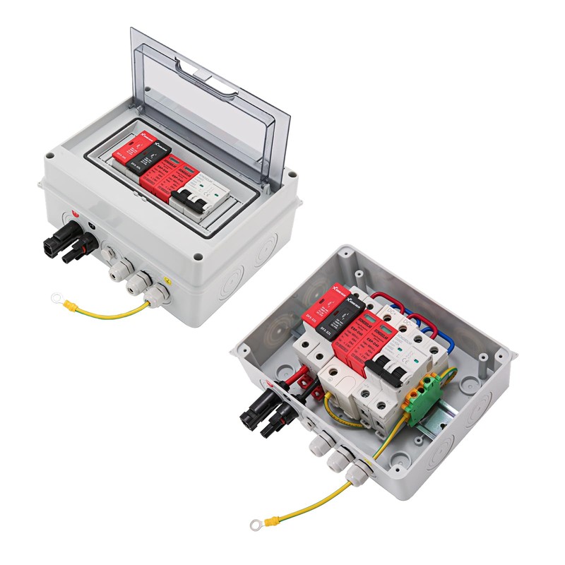 VOU 600V Solar DC PV Combiner Box for Solar Panel,1