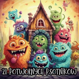 21 Potwornych Psotników: Książka Obrazkowa dla Dzieci w Wieku 4-8 Lat | Bajka na Dobranoc dla Dzieci | Odkrywanie Tajemniczego Życia Domowych Stworzeń
