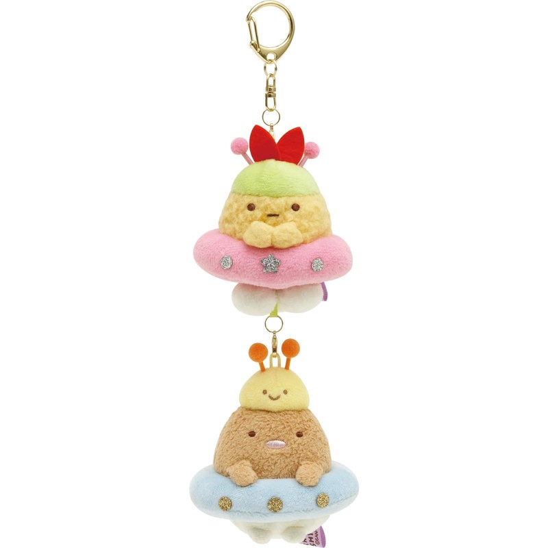 MO09801 Sumikko Gurashi Collection Hanging Plush, Shrimp Furano Tail