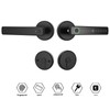 Smart Door Lock Set, Fingerprint, Passcode, Cards, App Control, Keyless