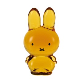 Dick Bruna Miffy 209581 Durable Transparent Glass Chopsticks Rest Approx. Diameter 8.7 x 2.0 x 0.8 inches (22 x 5 x 2 cm), Tableware, Goods, Miffy, Interior Accessories, Gift, Birthday Gift, Amber