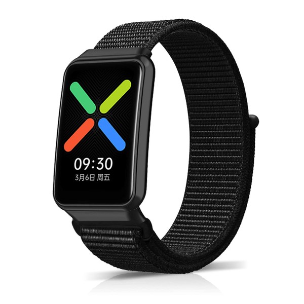 ZoRoll Strap for Oppo Watch Free, Nylon Adjustable Velcro Replacement
