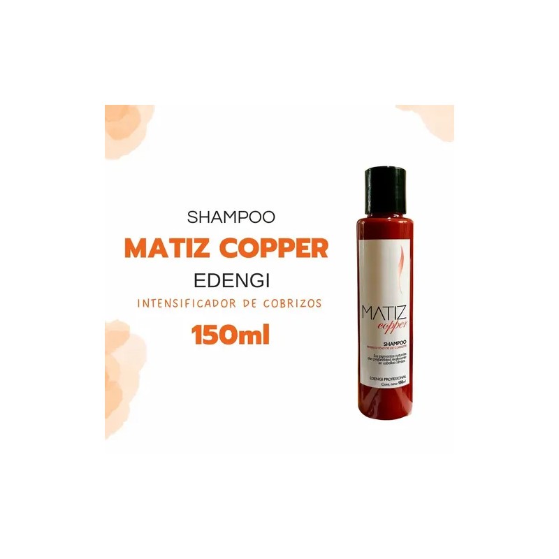 Shampoo Matizador Cobrizo Matiz Edengi 150 Ml