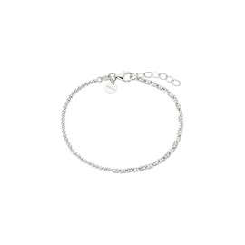 NOELANI 2031647 Women's Bracelet 925 Sterling Silver 16 + 3 cm Silver Comes in Jewellery Gift Box, Sterling Silver, No Gemstone