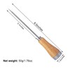 ZLKSKER Wooden Handle Ice Pick, Stainless Steel Blade for Bartenders