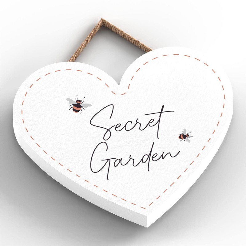 Global Designs Secret Garden Theme Gift Idea Hanging Plaque