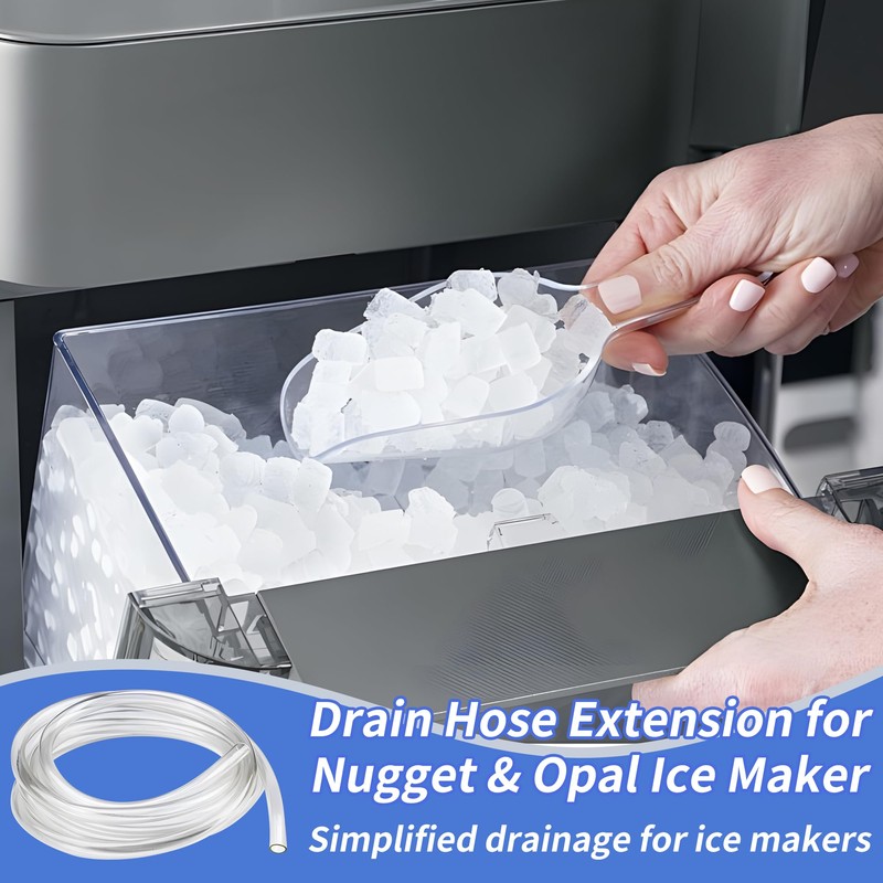 2-Pack Drain Hose Extension for Nugget & Opal Ice Maker,