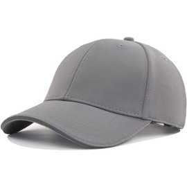 TSSGBL Men's Premium Plain Structured Crown Baseball Hats Adjustable Blank Trucker Work Ball Caps - Grey