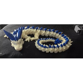 26in Crystal Dragon 3D Printed