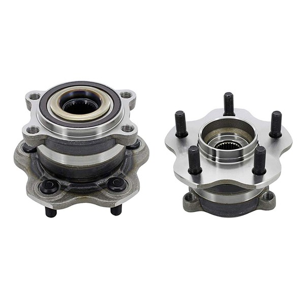Bode-man Pair Rear Wheel Bearing and Hub Assemblies for 2006-2007