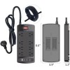 Nuetsa Surge Protection Power Strip 8 Widely Outlet Extender and