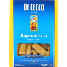 De Cecco Pasta, Rigatoni,16 oz (Pack of 12)