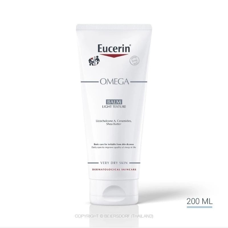 No Brand Eucerin Omega Balm Light Texture, Soothing Repair Body
