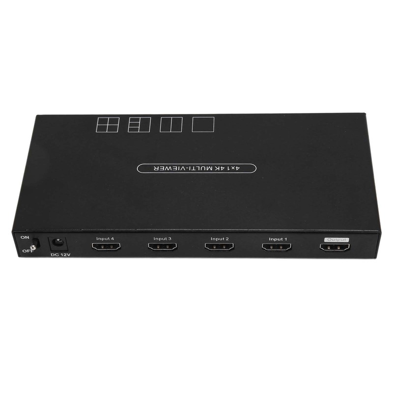 HD Multimedia Interface Multi Viewer Switch 4 Channel 4K HD