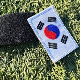 고품질 태극기 기본 와펜 자수패치 찍찍이 모던 군인 국경일 (WFJDCPB) High-Quality Taegukgi Basic Wappen Embroidered Patch Velcro Modern Soldier National Holiday (WFJDCPB)