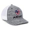 ARIAT RWB Shield Logo Flexfit110 Snapback Cap Heather Grey/White One