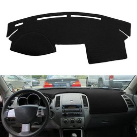 Yiz Dash Cover Mat Custom Fit for Nissan Altima 2005 2006 Dashboard Cover Pad (05-06 Black) J57