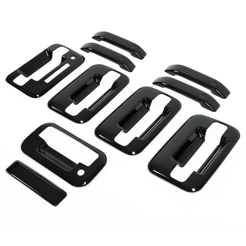 HECASA 4 Door Handle Covers + Tailgate Handle Cover Compatible