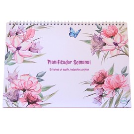 A4 Weekly Planner with Rings, Undated Planner, Calendar Planner, Opposition Planner, Task Organizer, Weekly Planner, Meal Planner, 100 Page (Premium Cover)