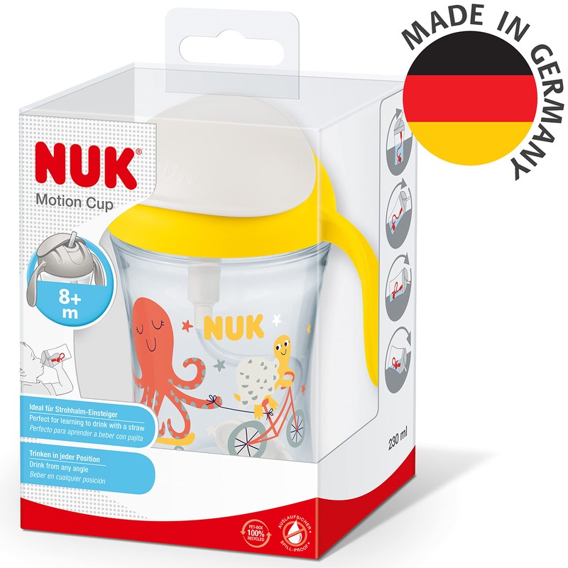 NUK Polypropylene (PP) Motion Cup Learning Cup | 230 ml