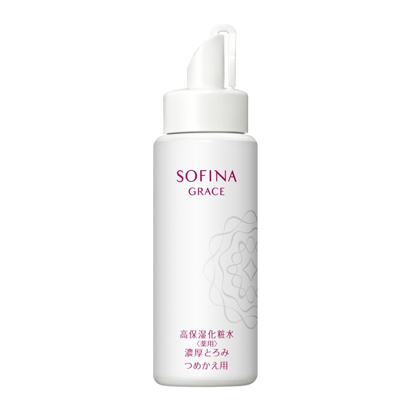Sofina Grace High Moisturizing Lotion (Whitening), Thick and Blended Refill