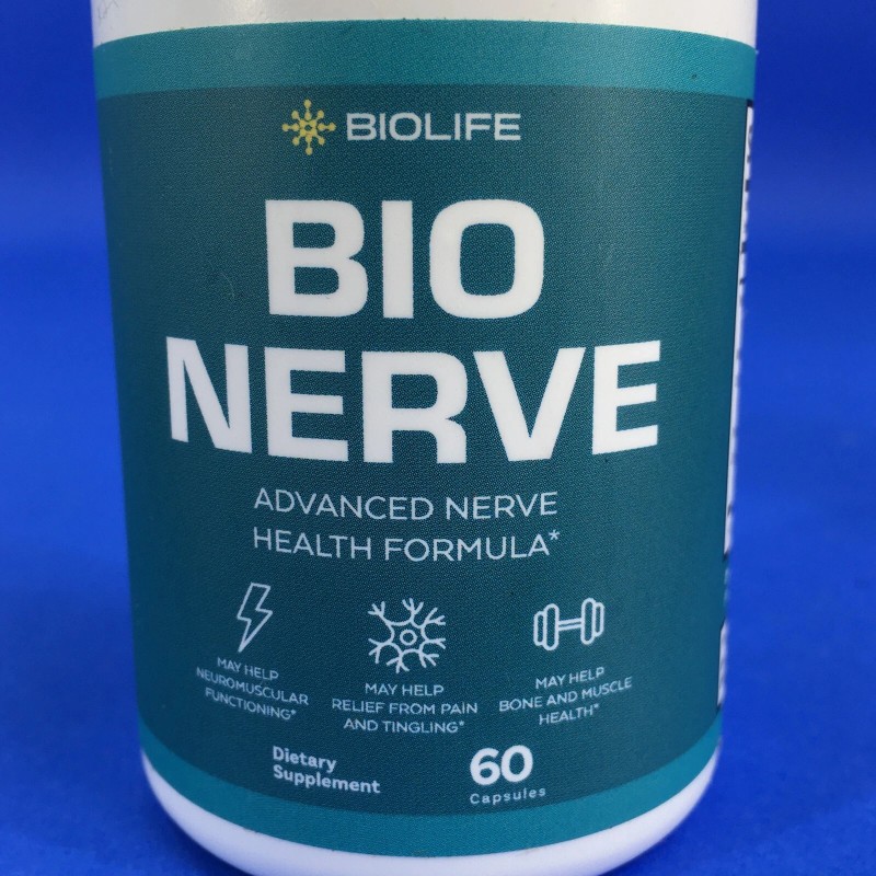 Biolife Bio Nerve Advanced Nerve Health Formula 60 Capsules (Lot