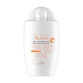 AVNE Fluido Mineral FPS50 Protector Solar Rostro Piel Intolerante 40 ml - Producto Original de Alta Calidad, Entrega Rápida y Segura, Garantía Incluid