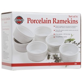 Norpro 3oz/90ml Porcelain Ramekins, Set of 6