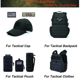 Antrix Tactical Compass Patch, Military Compass Patches with Hook and Loop for Outdoor Travel, Hiking, Mountaineering, Fishing,CS, Off-Road Backpack Bags More Equipment - 3.15" Round