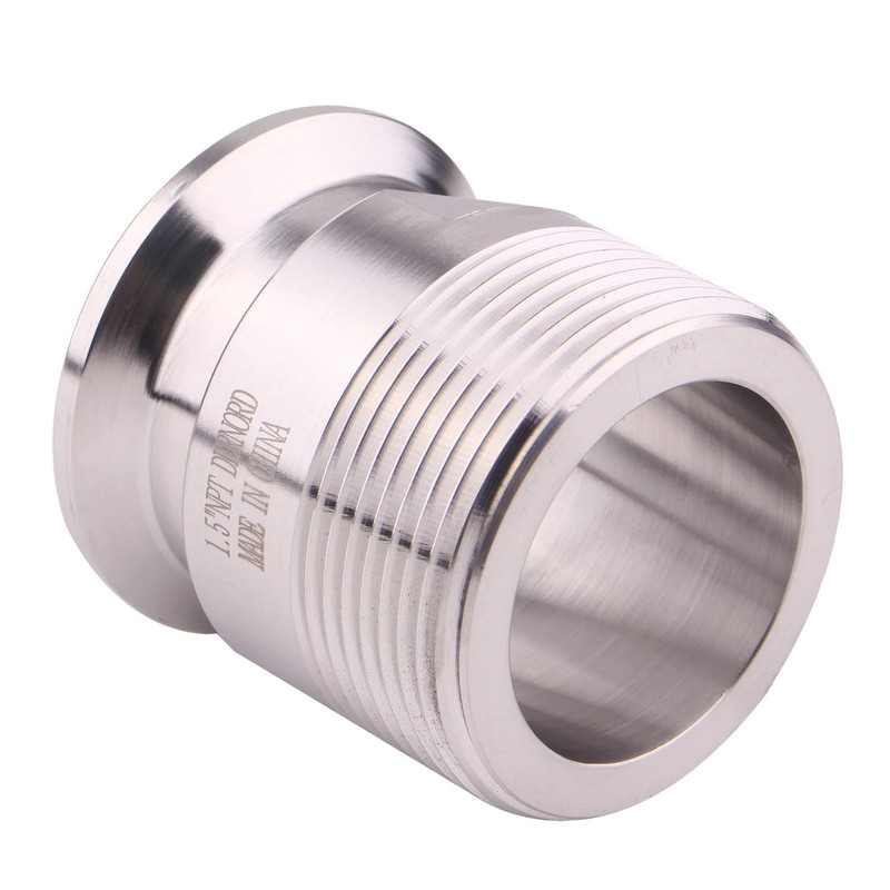 DERNORD 1.5''Tri clamp Adapter to 1.5 inch MNPT Thread Ferrule