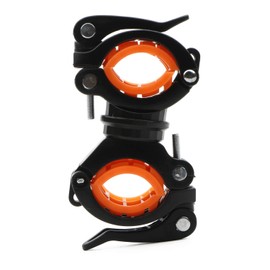 Flashlight Holder, 360º Degree Rotation Bicycle Bike LED Light Flashlight Torch Mount Clamp Clip Holder Grip Bracket, Pack of 4