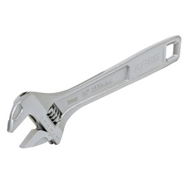 ARES 33060 – 10-Inch Adjustable Wrench – Drop Forged Chrome Vanadium Steel Construction – Wide Jaw Designs for a Variety of Fastener Sizes – SAE and Metric Size Markings
