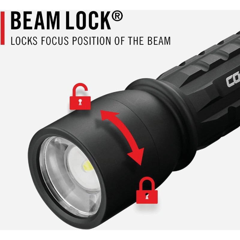 Coast Cutlery Co XP9R 1000 Lumen Black LED Rechargeable Flashlight