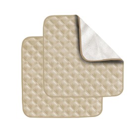 Incontinence Pad Reusable for Elderly Baby Pets Incontinence Fits Recliners Seats Furniture Beds Absorbent Non-Slip Seat Protector Pads Adults Healthcare(2PCS)
