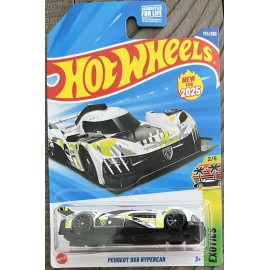 Hot Wheels 2025 M Case PEUGEOT 9X8 HYPERCAR Exotics #2/5 New For 2025