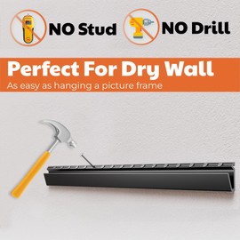 Fulifix Studless Drywall TV Mount, 3 Pack No Drill TV Wall Bracket for 22-55 Inch TVs, No Stud TV Wall Mount Max VESA 400x400mm, up to 100 lbs, Easy to Install with Include Hardware Levels