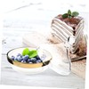 CIYODO Elegant Lidded Dessert Bowl Baking Pudding Rice Fruits Comfortable