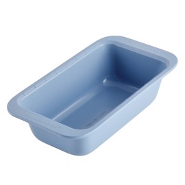 Farberware Easy Solutions Nonstick Bakeware Meatloaf/Loaf Baking Pan, 9 Inch x 5 Inch with Portion Marks - Blue
