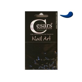 Cesars Nail Art Curve Tear Drops Blue