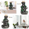 Gelory Waterfall Incense Burner Mountain Design, Home Incense Cone Holder,