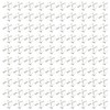 [Health Lief] Round Tile Spacer, 100 Pieces, Tile Attachment Auxiliary