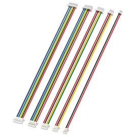 XINGYHENG 20Pcs 1.25mm Connector Socket Kit 2P 3P 4P 5P 6P Connection Plug with 100mm Terminal Connector Cable Wire Compatible with JST Connector