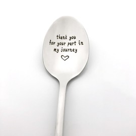 Mentor Teacher Gifts Spoon Leader Boss Appreciation Gifts Thank You for Your Part in My Journey Spoon Leaving Farewell Thank You Gifts for Coworker Manager Friends Counselor