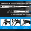 Heavy Duty Locking Drawer Slides 24 Inch, Full Extension Drawer