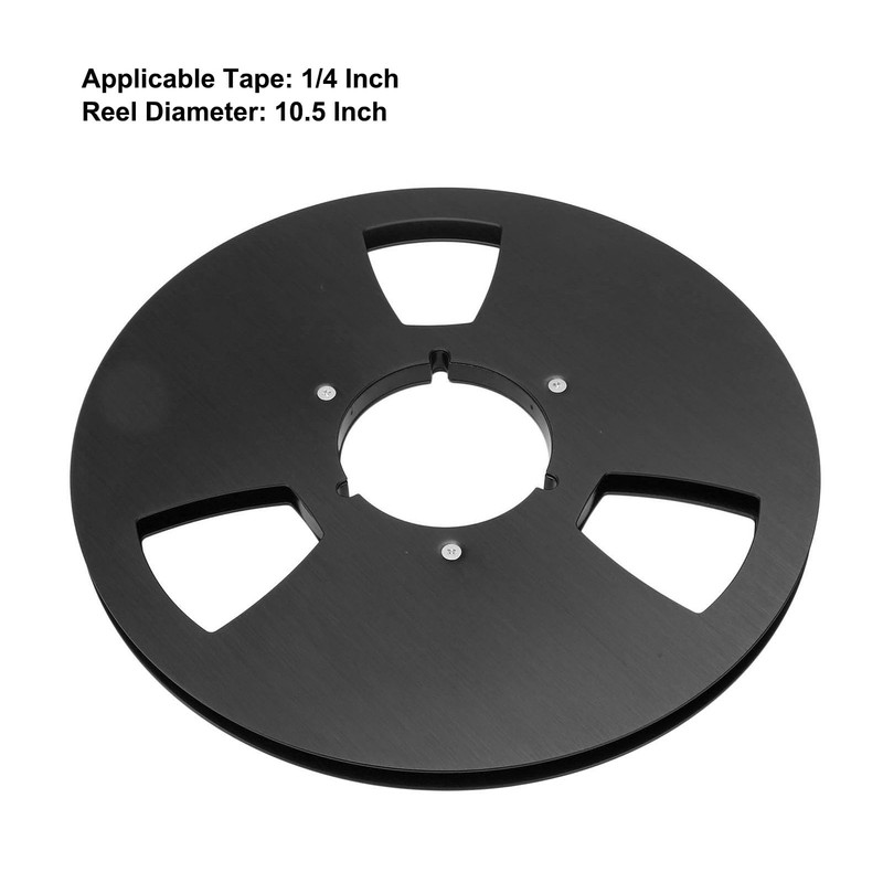 Tape Empty Spool, Professional 1/4 10.5 Inch Empty Rewind Spool,