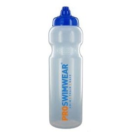 ProSwimwear 750ml Water Bottle, White/Blue